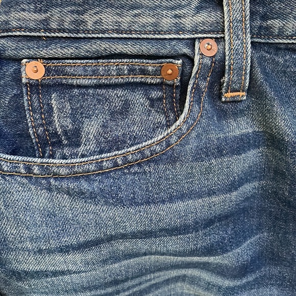 Madewell Rivet & Thread 100% Cotton High Rise Denim Button Fly Size 28 - Picture 9 of 13